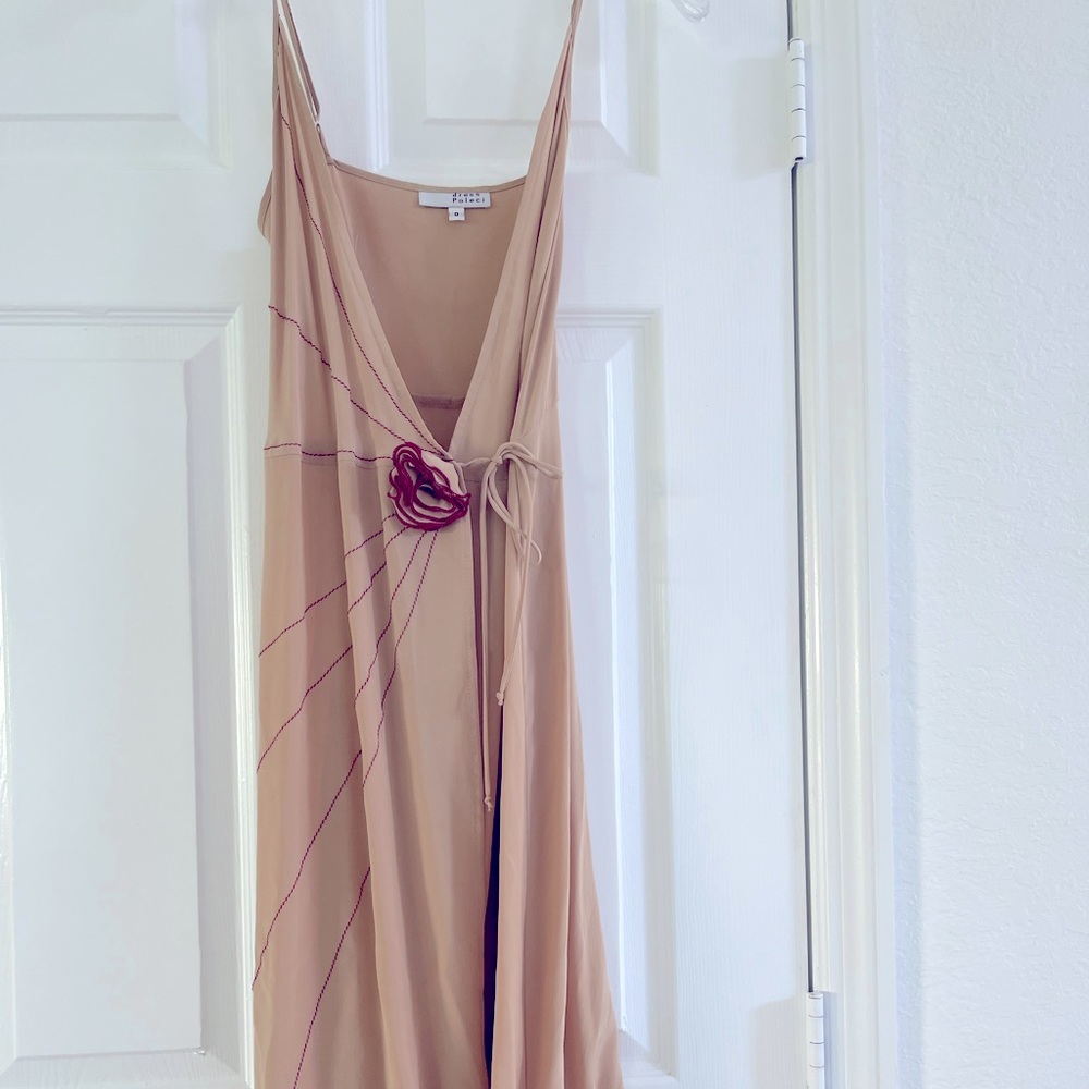 Poleci silk wrap dress - 0